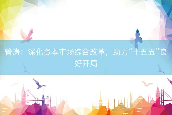 管涛：深化资本市场综合改革，助力“十五五”良好开局
