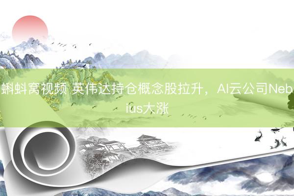 蝌蚪窝视频 英伟达持仓概念股拉升，AI云公司Nebius大涨