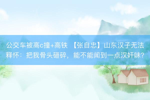 公交车被高c撞+高铁 【张自忠】山东汉子无法释怀：把我骨头砸碎，能不能闻到一点汉奸味？
