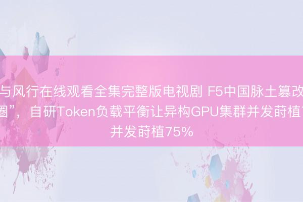 与风行在线观看全集完整版电视剧 F5中国脉土篡改“出圈”，自研Token负载平衡让异构GPU集群并发莳植75%